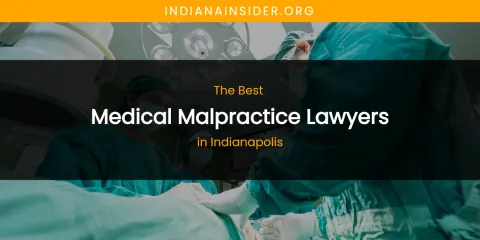 The Absolute Best Medical Malpractice Lawyers in Indianapolis